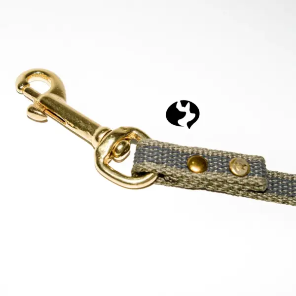 10m Anti-Rutsch Fährtenleine 12mm mit Baumwolltouch Detail