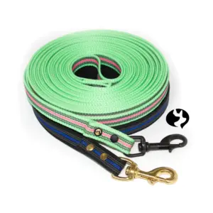 10m Fährtenleine aus 20mm gummiertem Gurtband (fest)