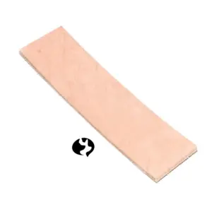 Leder-Gegenstand in natürlicher Farbe Produktbild
