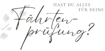 Checkliste für deine Fährtenprüfung - Titelbild